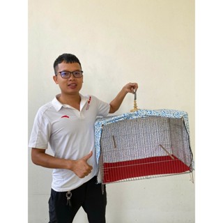 Lồng Lực Inox Gấp Gọn Cao Cấp Dành Cho Chim Chào Mào