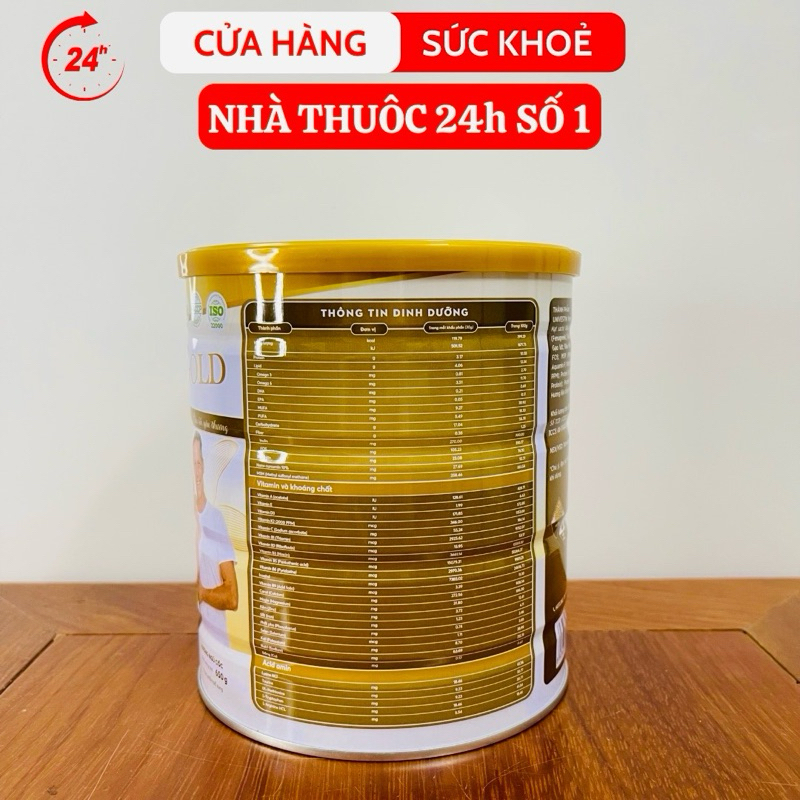 Sữa Hạt Xương Khớp OVISURE GOLD 650g Bổ sung dinh dưỡng, Giúp bảo vệ sức khoẻ Xương khớp