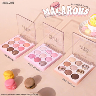  Phấn Mắt Sivanna Colors Macarons Shadow Palette Phấn mắt 9 màu HF658 COOKIE EYE PALETTE HF729 