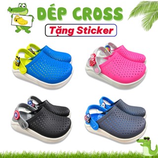 Dép Sục Cho Bé Sục Literide Trẻ Em, Dép Cross Đi Mưa Sục Bánh Mì Êm Ái Chống Trơn Trượt [ LÍT BÉ ]