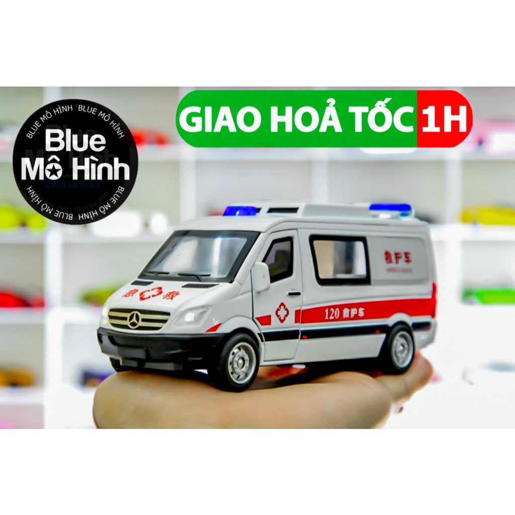 Mô hình xe cứu thương xe cấp cứu Ambulance