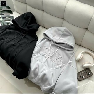 Áo Khoác Hoodie Form Rộng Chữ Nổi JJAYS