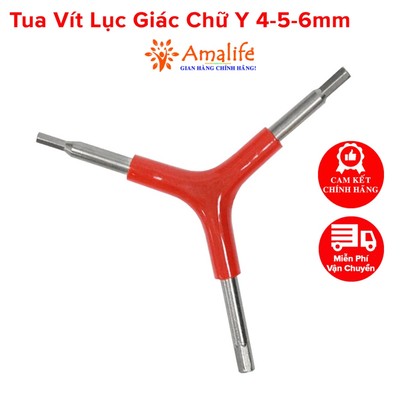 Tua Vít Lục Giác Chữ Y 4-5-6mm Sửa Chữa Xe Đạp Tua Vít 6 Cạnh Chuyên Dụng Hãng Amalife