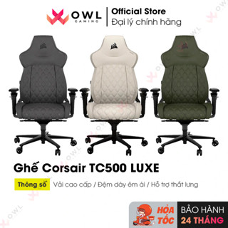 Ghế gaming Corsair TC500 LUXE (Hàng chính hãng)