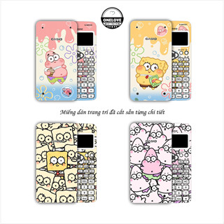 MIếng dán skin mẫu Spon cho máy tính bỏ túi Casio FX 580VNX , 570VN Plus , 570 ES , 880 BTG , 570 ES Plus 2nd edition