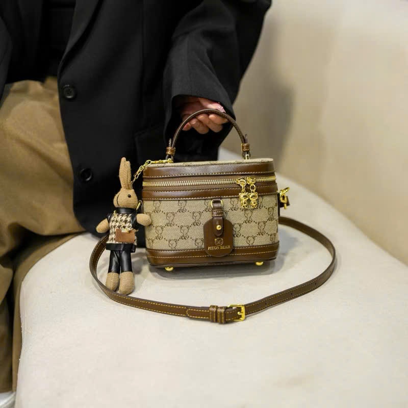 Túi Cốp Nữ Đeo Vai Sang Trọng Kèm Charm – Túi Xách Nữ Cổ Điển Đựng Mỹ Phẩm, Đi Làm Đi Chơi - HT091 | BigBuy360 - bigbuy360.vn