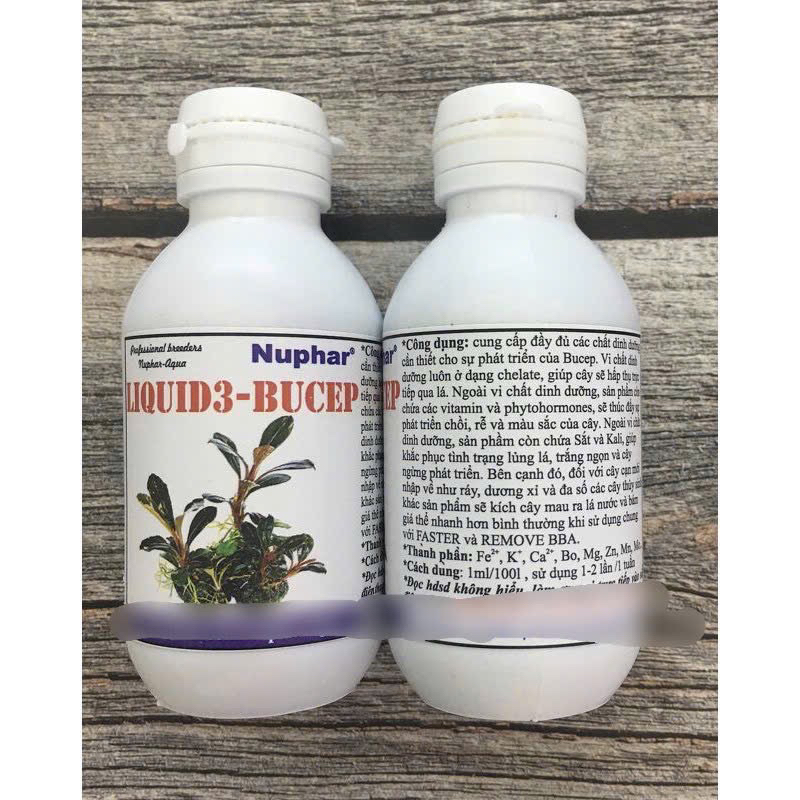 [NUPHAR] LIQUID 3 BUCEP - Phân Nước Cao Cấp Cho Bucep