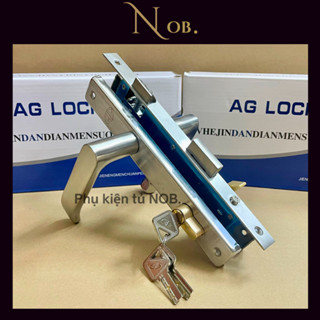 AG INOX Khoá tay gạt AG cửa đi hệ 700 dùng cho cửa đố 3x6