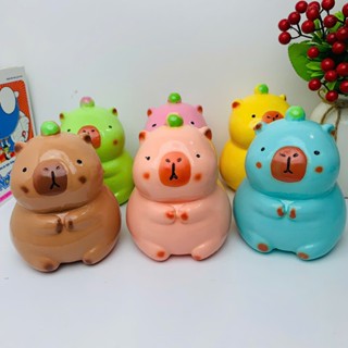  Heo đất Lợn đất ống tiết kiệm Heo Capybara size nhỏ đáng yêu- quà tặng trang trí decor 