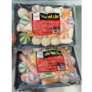   HỎA TỐC SG  T 500G VIÊN THẢ LẨU MIX  10 TRONG 1  LACUSINA -THUCPHAMNUONGFOOD 