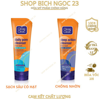 Sữa rửa mặt Clean & Clear làm sạch nhờn và ngừa mụn đầu đen 100g