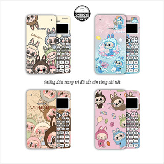 MIếng dán skin mẫu Labubu cho máy tính bỏ túi Casio FX 580VNX , 570VN Plus , 570 ES , 880 BTG ,...