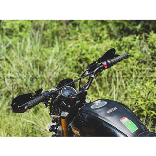 Ghi đông Scambler XSR- Combo ghi đông và gù nâng