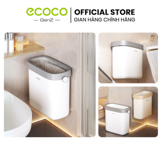  Thùng rác treo tường thông minh ECOCO 7L và 11L tự động đóng gói không khoan vít thế hệ mới Thùng đựng rác nhà bếp VS 