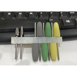 Trọn bộ kit mài chỉnh và đánh bóng hàm nhựa giả tháo lắp 8 chi tiết