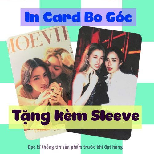 IN 10 CARD THẺ BO GÓC THEO YÊU CẦU - CARD UNOFF TẶNG SLEEVE