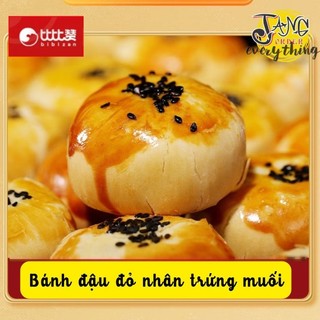 Bánh đậu đỏ nhân trứng muối