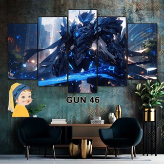 Bộ Tranh Ghép 5 Tấm Dán Tường Fomex 5mm , Kèm Keo Dán BH Vận Chuyển Decor Phòng, Nhà Cửa BH Vận Chuyển