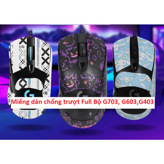  Miếng Dán Grip Tape 3M Chống Trượt Chuột Logitech  G703 Hero  G403 G603 - Skin Gaming Mouse 