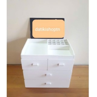 Tủ đựng mỹ phẩm 4 tầng trắng , tủ mini