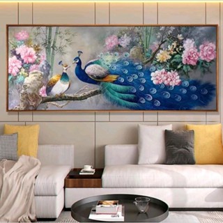 Tranh thêu phu thê viên mãn mẫu đẹp 3038-181x70cm