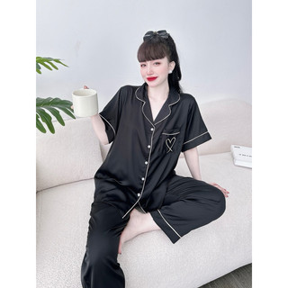 Đồ Bộ Lụa Bigsize Cao Cấp - Chất Lụa Mềm Mịn - Đồ Bộ Mặc Nhà Xinh