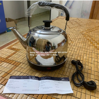 Ấm Siêu Tốc Điện Cỡ Lớn MD-SD506 NK Media (5 lít) - Hàng Chính Hãng Bảo hành 12 tháng