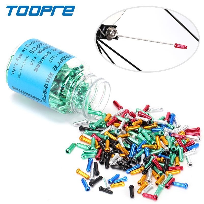 Set 10 đầu bịt dây phanh, dây đề xe đạp