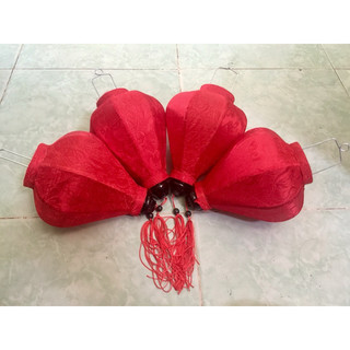 {GIÁ GỐC TẠI XƯỞNG} Combo 10 đèn lồng Hội An vải lụa size 20 cm đủ màu