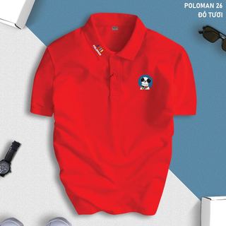 [SPORTMEN 26] BST Áo Polo Nam Form Slimfit, Vải Thun Cá Sấu Co Giãn 4 Chiều Thoáng Mát, Không Xù Lông