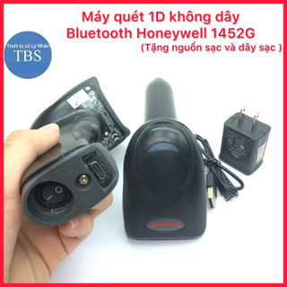 Máy quét mã vạch không dây, máy quét mã vạch kết nối Bluetooth quét các mã 1D 2D nhanh nhạy (Đã qua sử dụng)