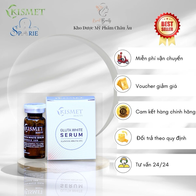 Serum Gluta White Kismet Xoá Thâm,Mờ nám-Đức