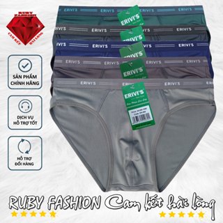 Combo 5 Quần lót nam ERIVIS Thun lạnh, lưng nhỏ - Hàng Việt Nam chất lượng cao