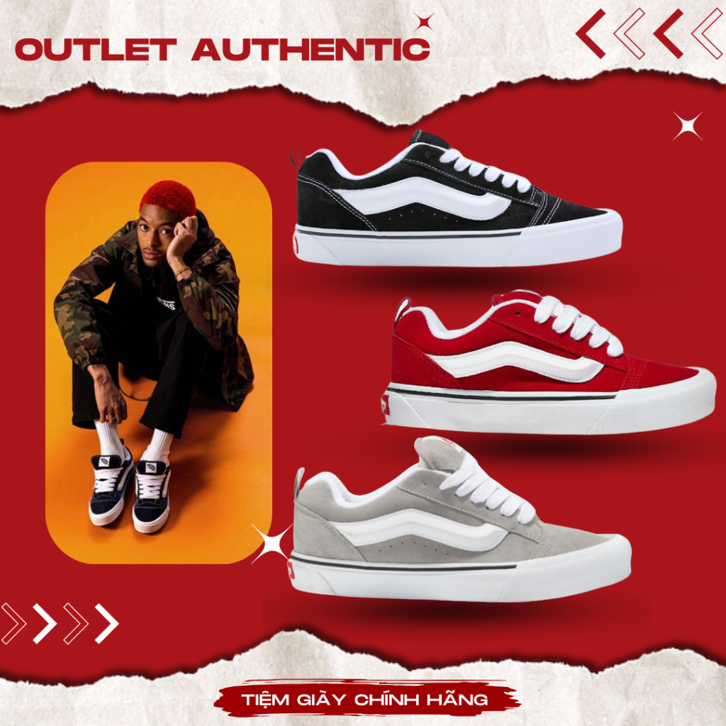 [𝗦𝗮𝗹𝗲 𝗢𝘂𝘁𝗹𝗲𝘁 𝟱𝟬%] Giày thể thao Vans_ '𝗞𝗻𝘂 𝗦𝗸𝗼𝗼𝗹 & 𝗜𝗺𝗿𝗮𝗻 𝗣𝗼𝘁𝗮𝘁𝗼' mẫu mới hàng Full Box