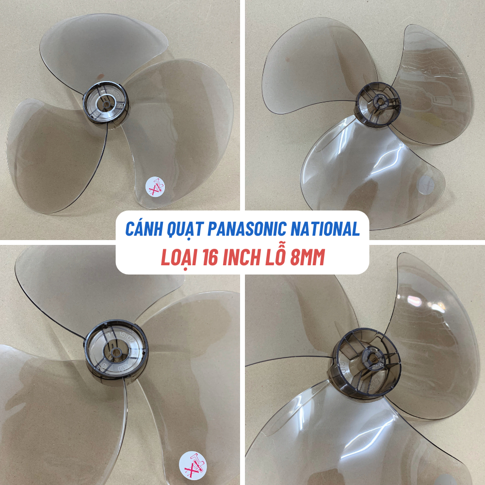 [Áp Dụng Đa Dạng Model] Cánh Quạt PANASONIC National Model F409K/F409M/F400Size 12/16 Inch Lỗ 8/10 m