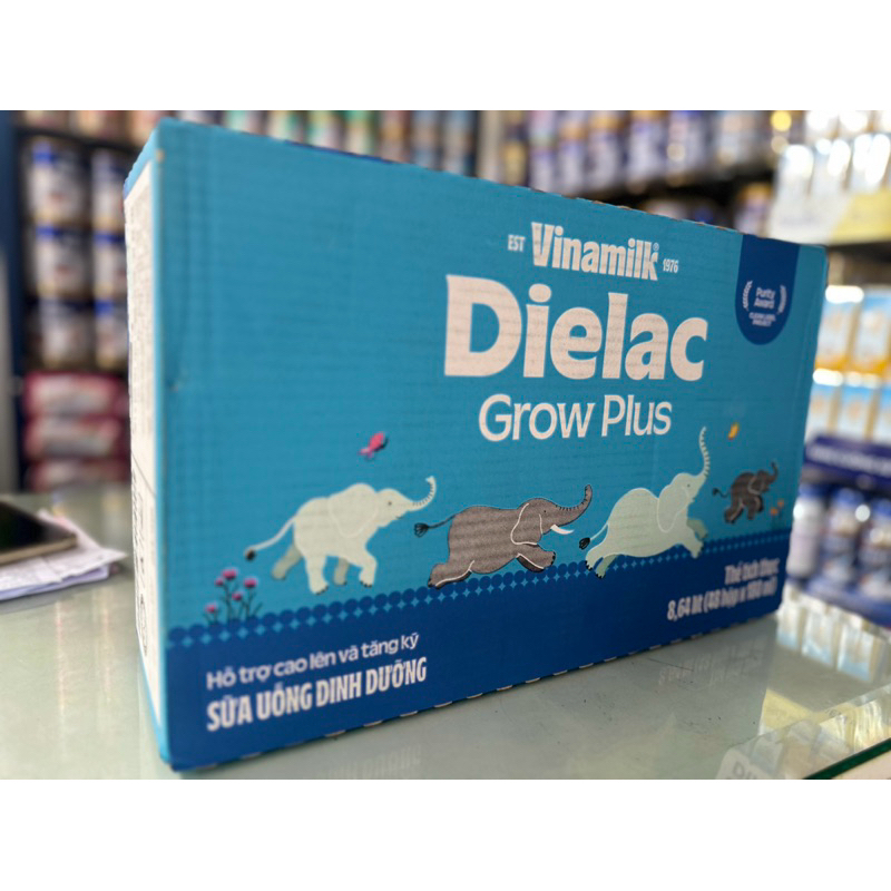 Thùng sữa non Dielac Grow Plus 180ml