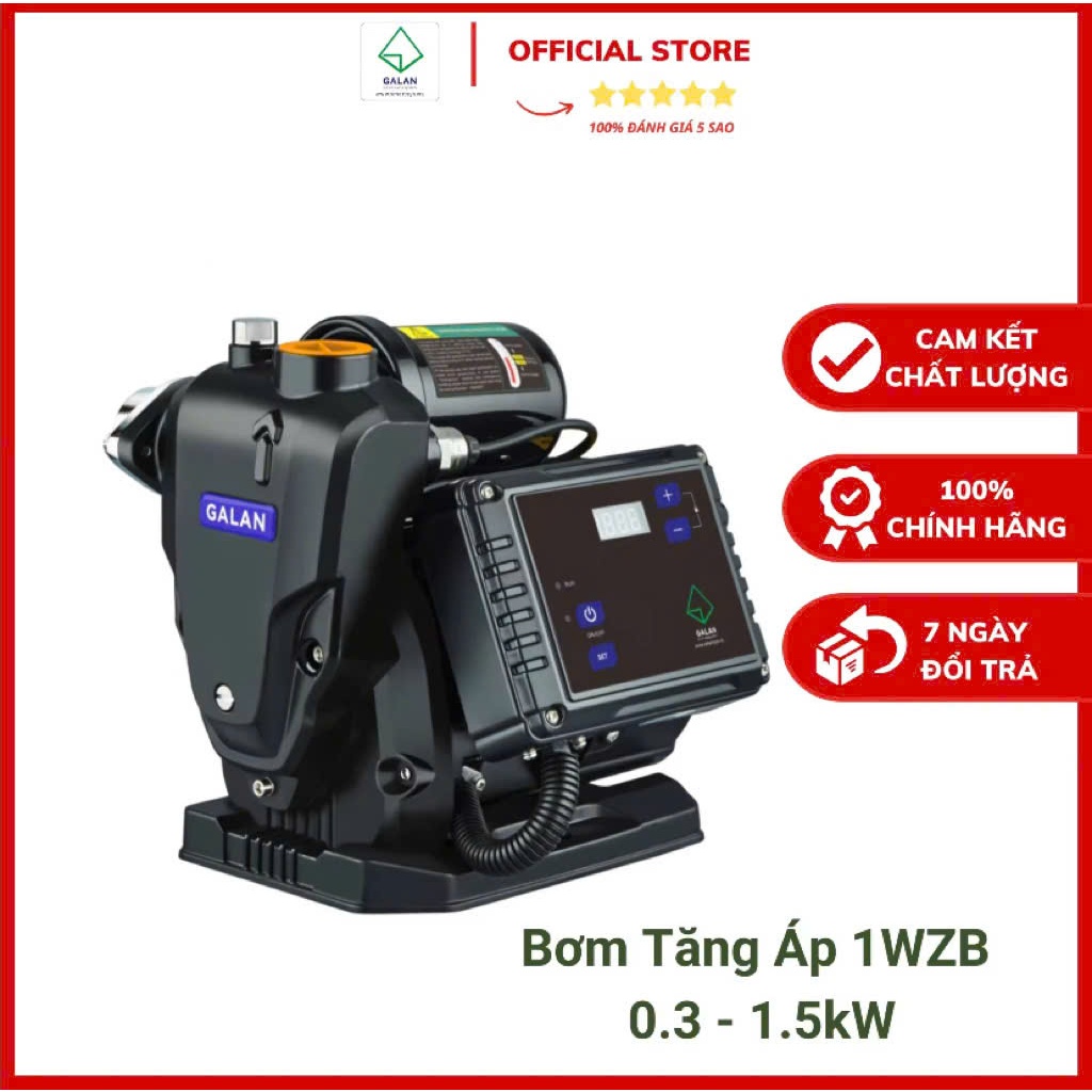 MÁY BƠM NƯỚC BIẾN TẦN THÔNG MINH PRODN 1WZB 0.6kW-1.5kW ĐIỀU CHỈNH ÁP SUẤT-TIẾT KIỆM ĐIỆN