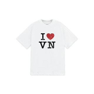 Áo thun ngắn tay FUASTM I Love Viet Nam Boxy T-Shirt