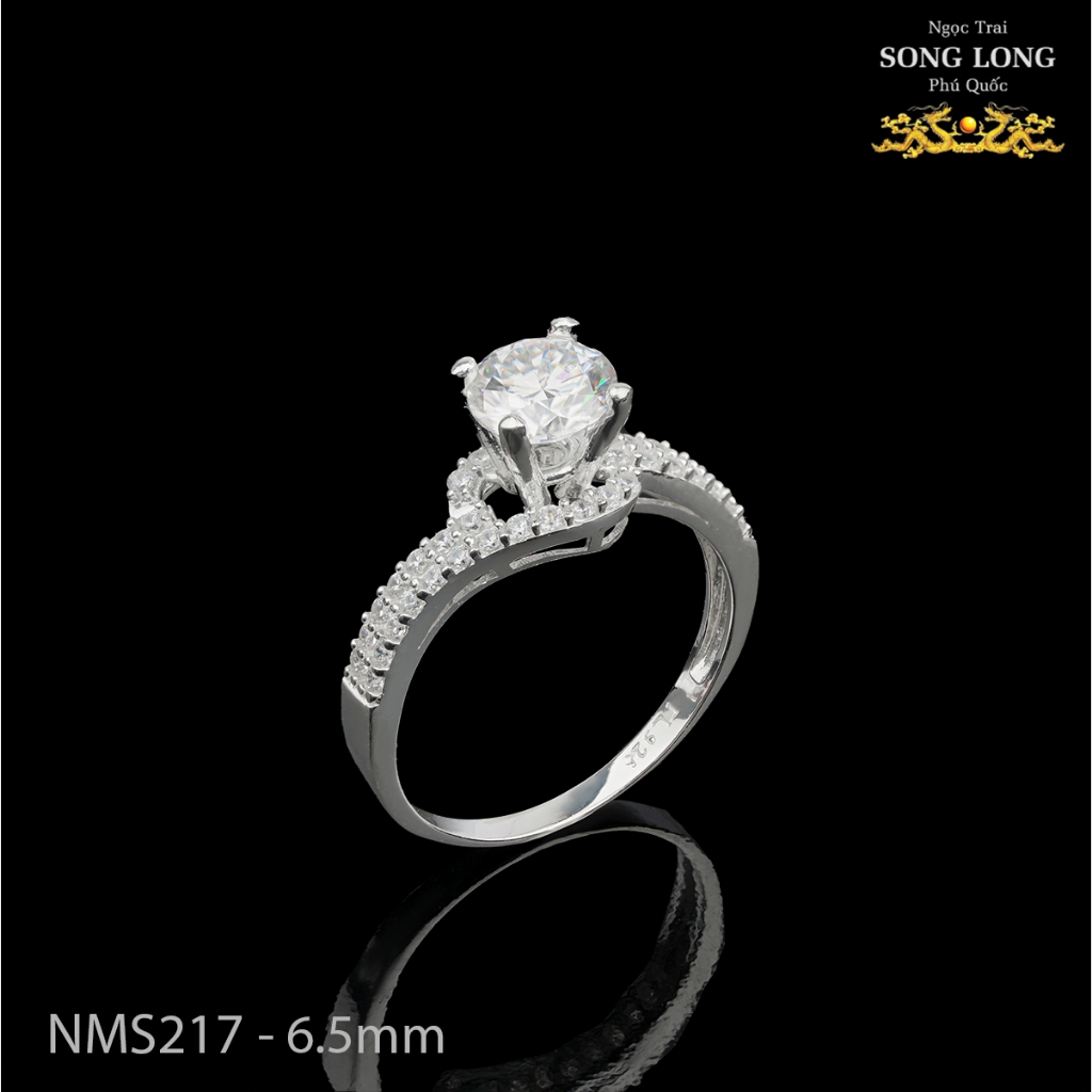 NHẪN MOISSANITE NMS217 nhẫn kim cương moissanite