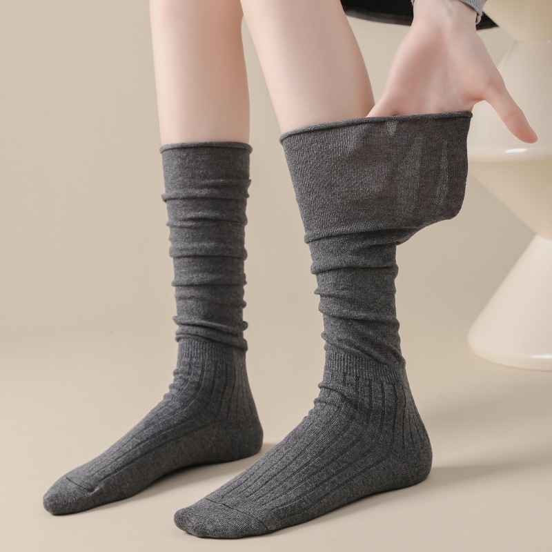 Tất vớ cao cổ Jengiang Tất bốt nữ phong cách Hàn Quốc Lolita ngọt ngào B800 | BigBuy360 - bigbuy360.vn