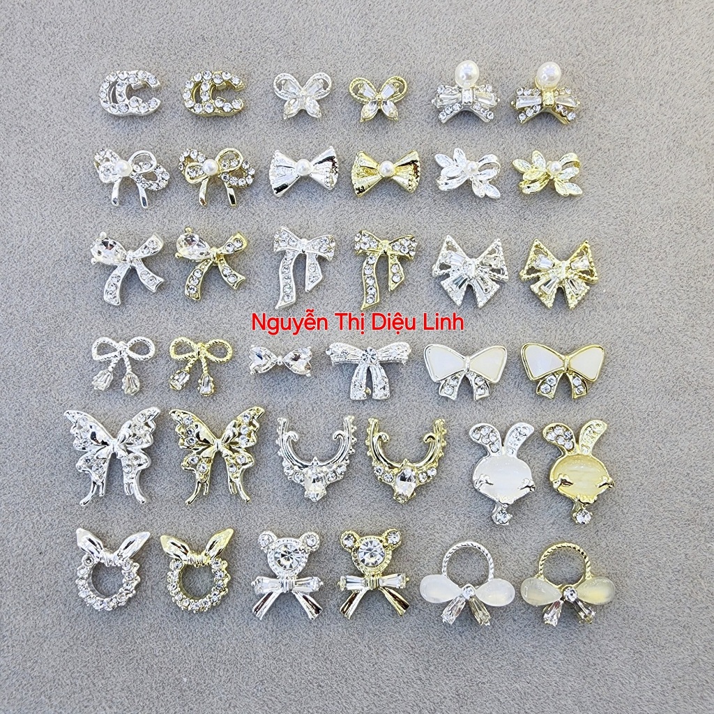 Túi 2 viên chamr nail trang trí móng tay