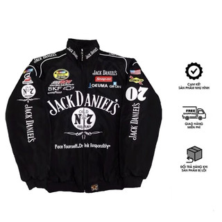 Áo Khoác Dù NamNữ Cổ Cao Jackdaniel Racing Jacket 