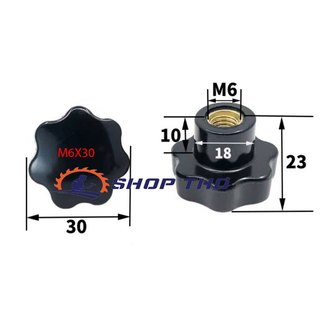 Set 10 cái núm vặn ren âm M8, M6