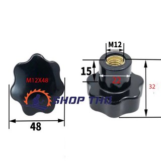 Set 5 cái núm vặn ren âm M10  và M12
