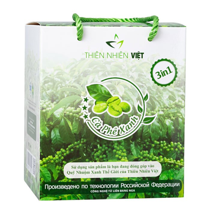Cà phê xanh Thiên Nhiên Việt kháng mỡ giảm cân 30 gói