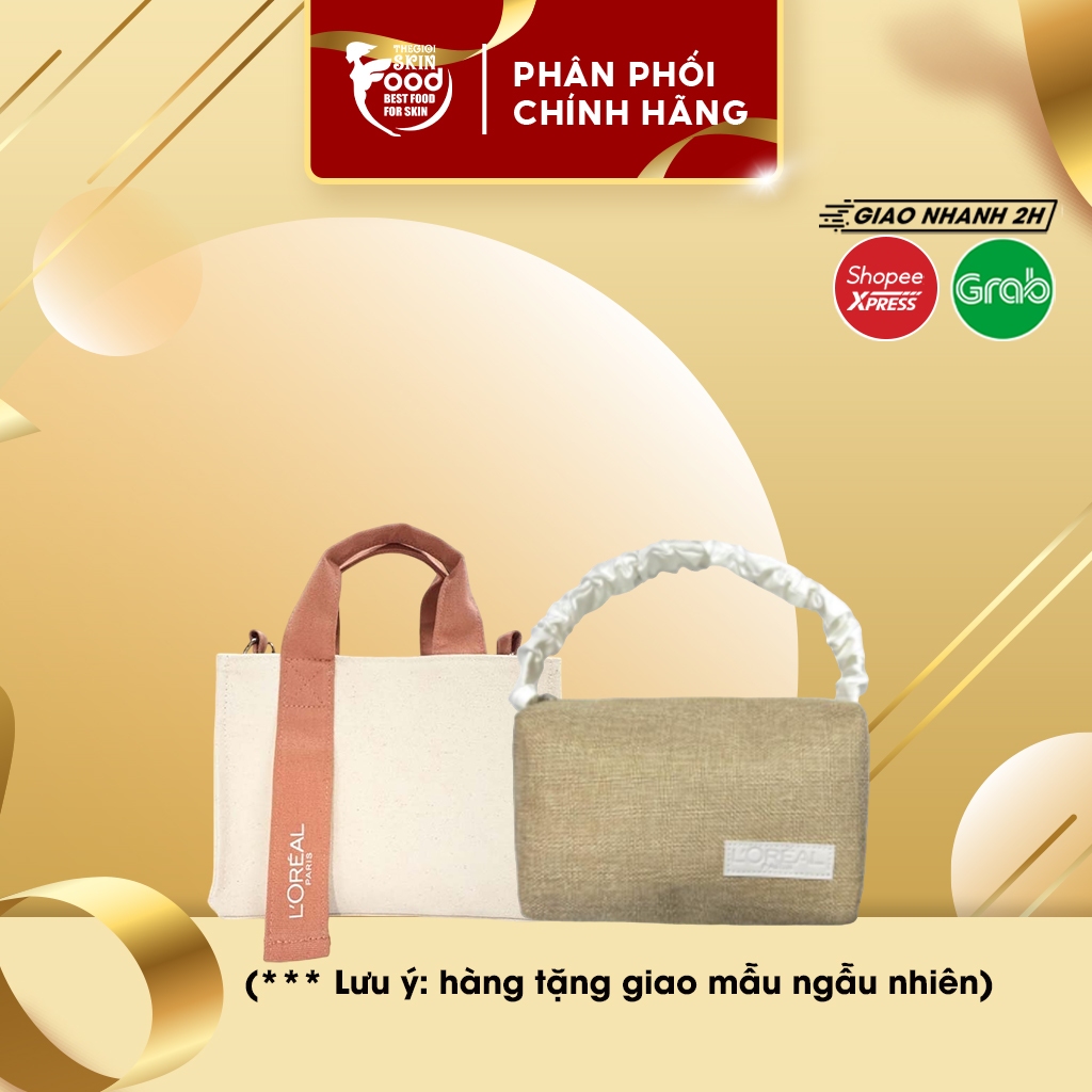 [HB Gift] Túi Thời Trang L'oreal Canvas Ngẫu Nhiên (HÀNG TẶNG KHÔNG BÁN)