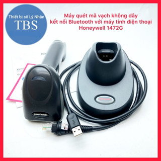 Máy quét mã vạch không dây 1D Honeywell 1472G, kết nối bluetooth với máy tính, điện thoại (Đã qua sử dụng)