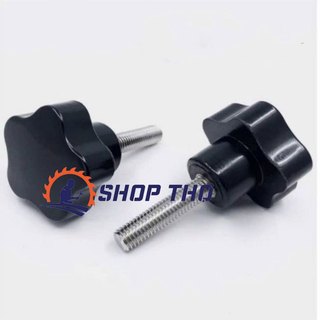 Set 6 cái núm vặn, nút vặn 5 cánh ren M6