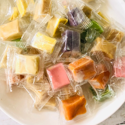 kẹo dừa mix nhiều màu 100gr
