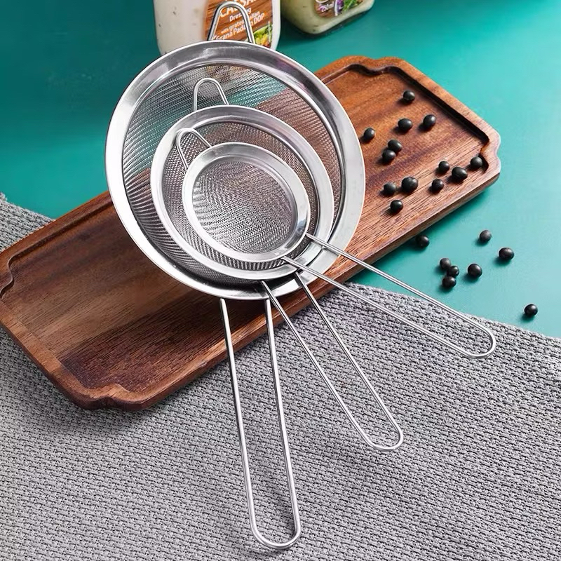 Rây bột , lọc hạt tay cầm CÁN DÀI